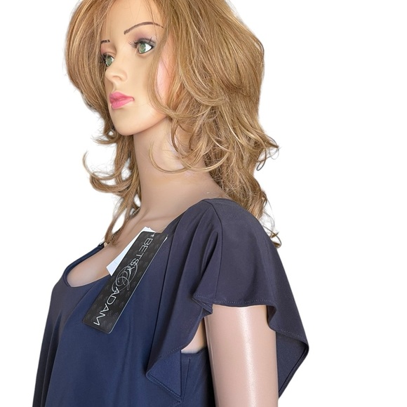 New! Betsy Adam Embelished One Shoulder
Black Dress size 6 - Picture 7 of 16